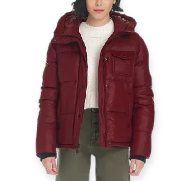 Koolaburra by UGG burgundy wine puffer coat size Small - Picture 9 of 16